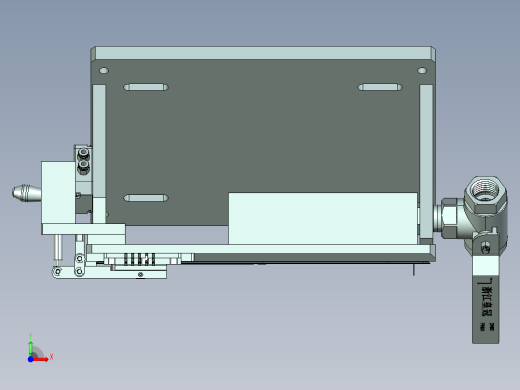 C15C笔记本CNC工装夹具三维模型-CNC1前视缩略图