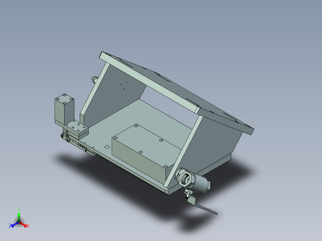 C15C笔记本CNC工装夹具三维模型-CNC1正等轴测图