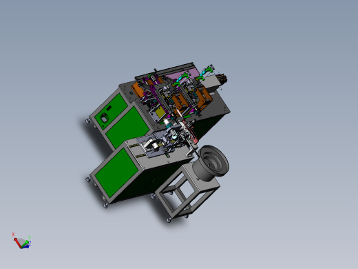 一种自动上料贴胶撕胶机sw18可编辑