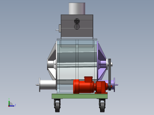 移动式旋转阀sw18左视缩略图