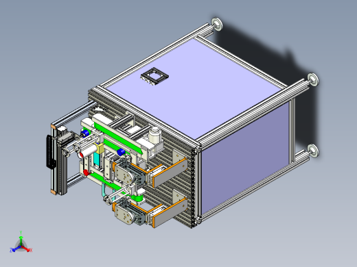 电气机构实训平台step