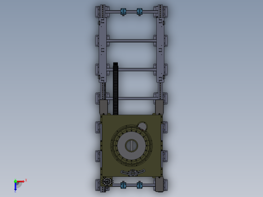地轨活动小车sw18俯视缩略图