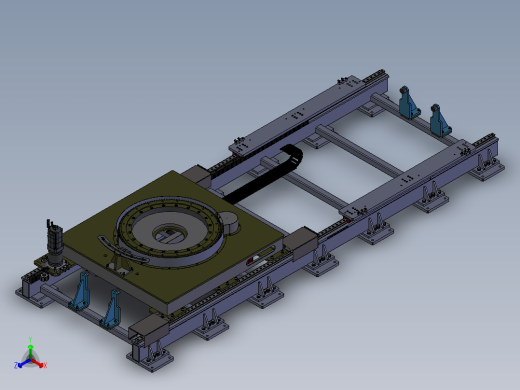 地轨活动小车sw18正等轴测缩略图