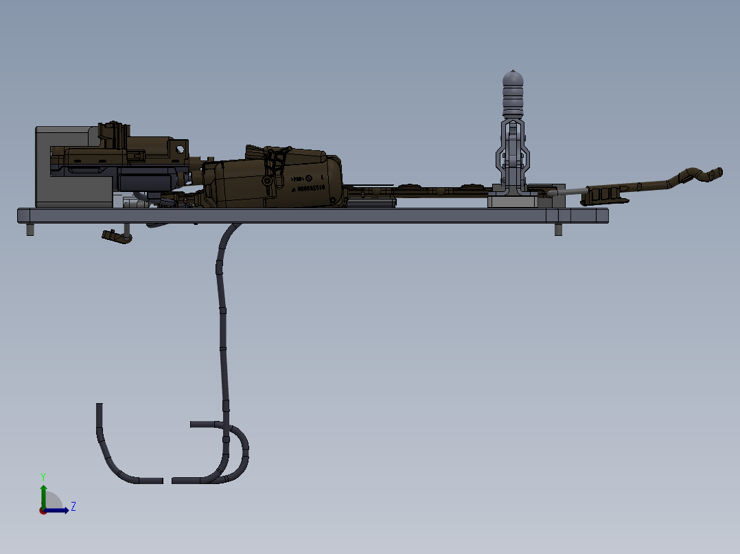 翻转组装螺钉sw20可编辑左视图