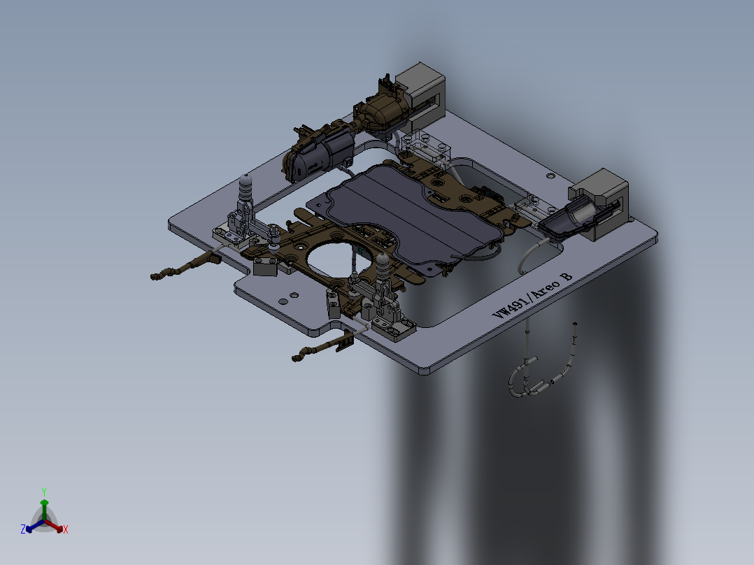 翻转组装螺钉sw20可编辑正等轴测图
