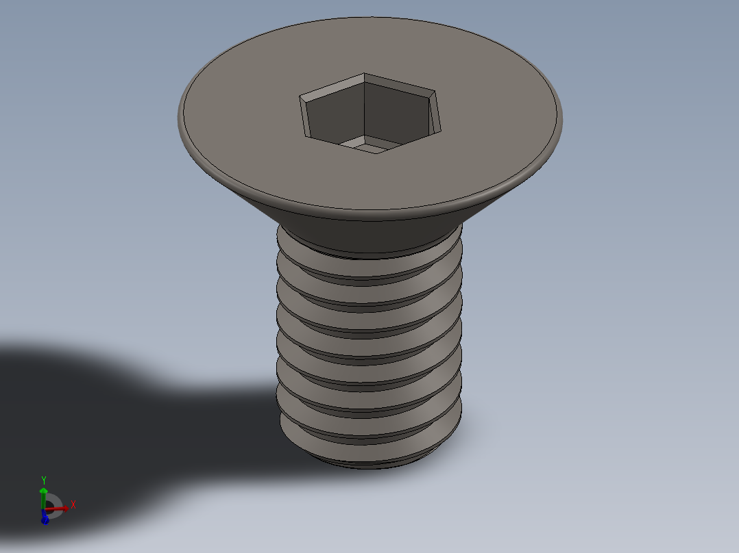 Screw_ISO_10642_M3x6_A2.SLDPRT主视图