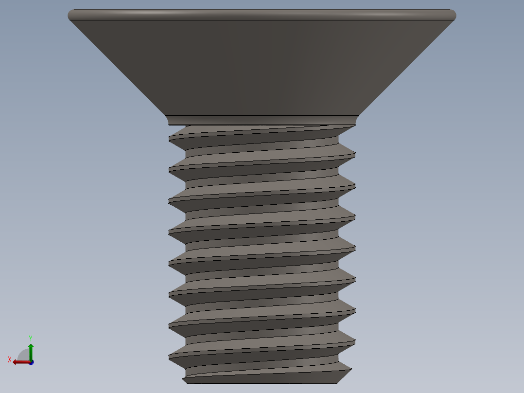 Screw_ISO_10642_M3x6_A2.SLDPRT后视图