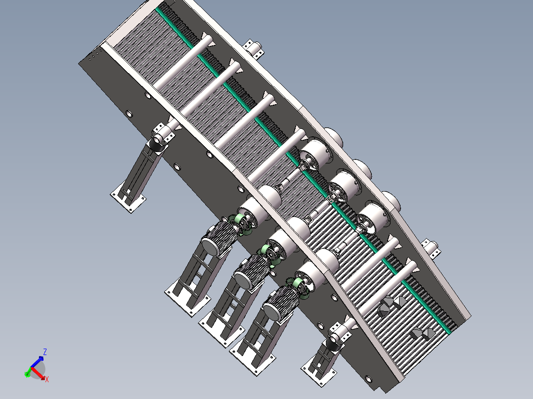 振动给料机SW三维图加动画solidworks2018