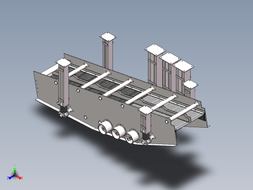 振动给料机SW三维图加动画solidworks2018正等轴测缩略图
