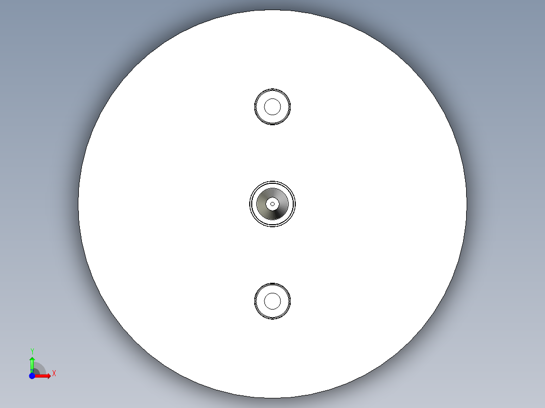 单晶炉热场前视图