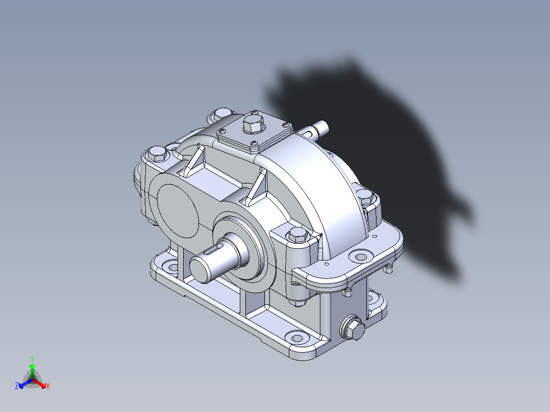 某型一级平行轴圆柱齿轮减速机