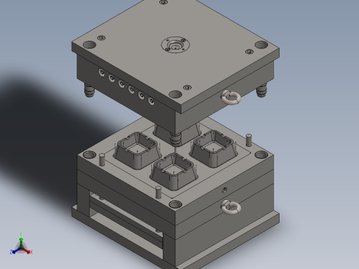 注塑模具、模具(128)