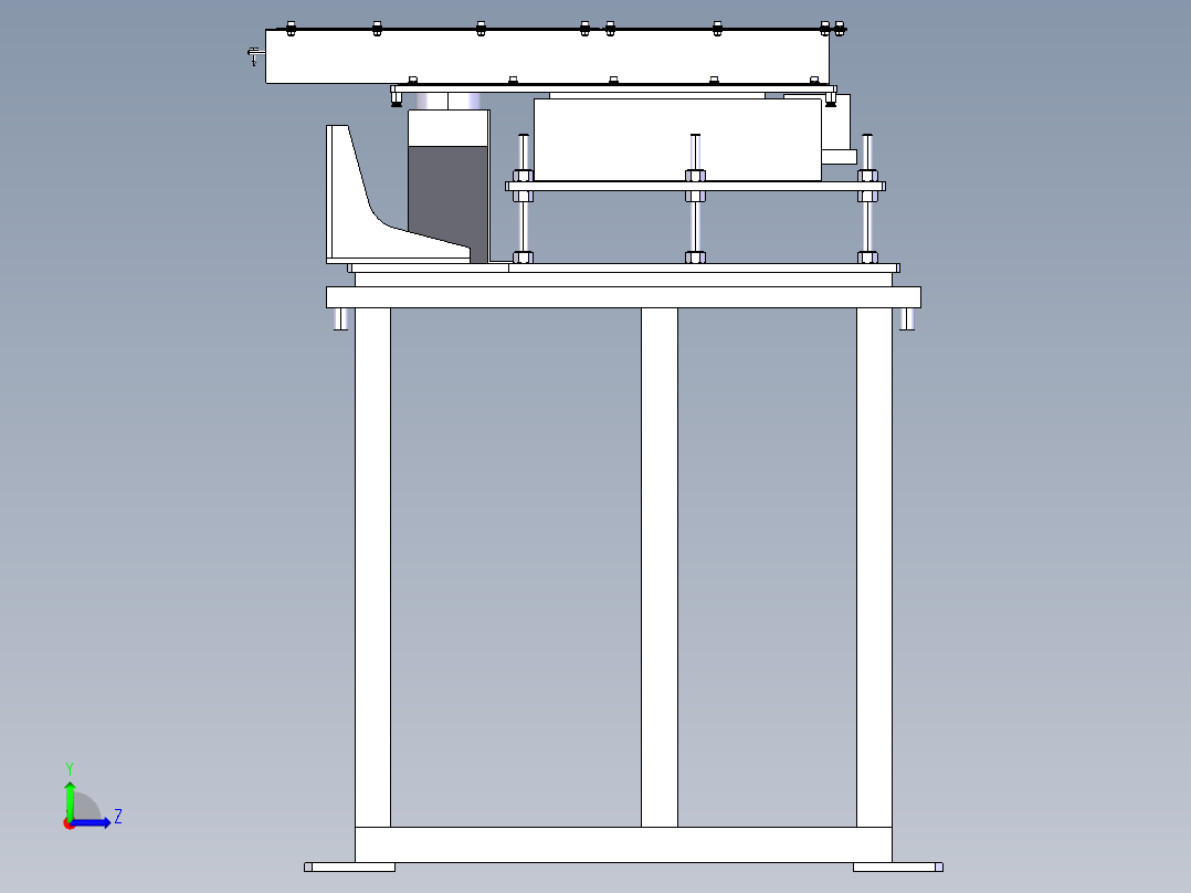 B3003888-振动供料系统左视图