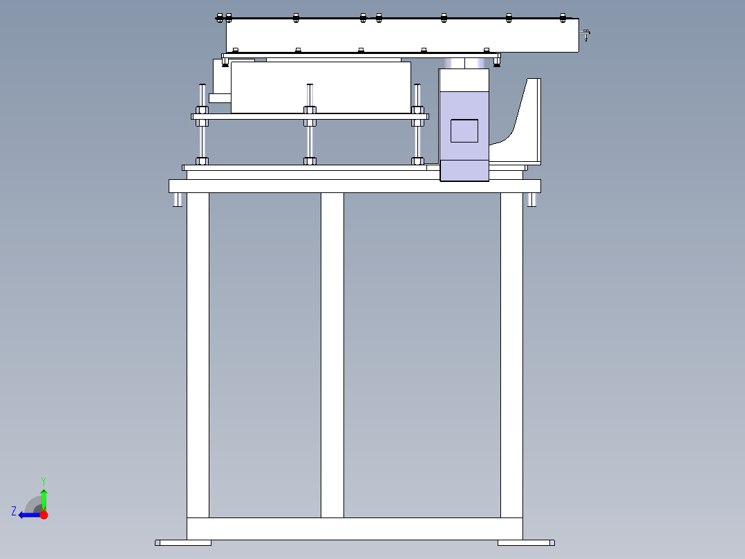 B3003888-振动供料系统右视图