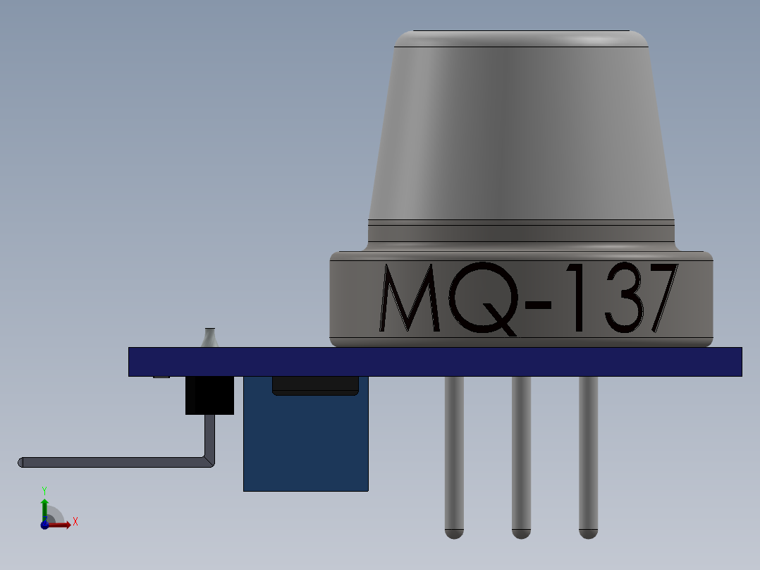 MQ-137 氨传感器前视图
