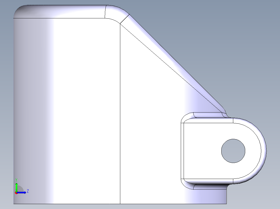 CATIA V5 练习 32左视图
