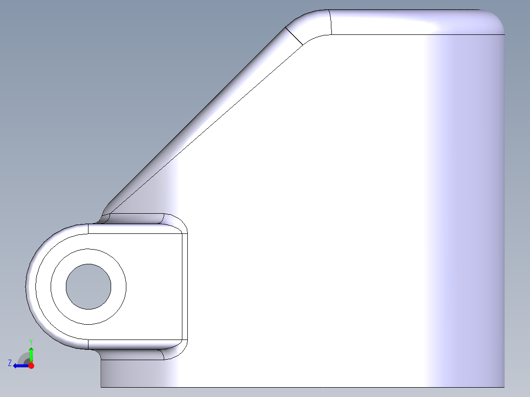 CATIA V5 练习 32右视图