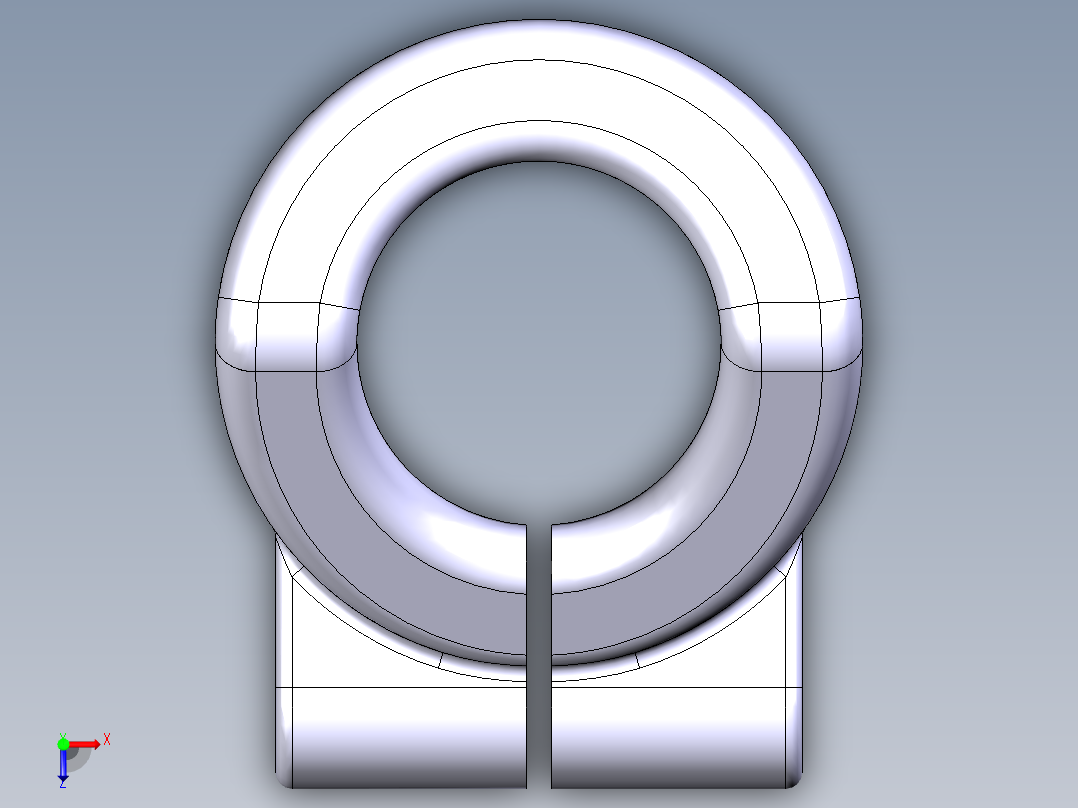 CATIA V5 练习 32俯视图