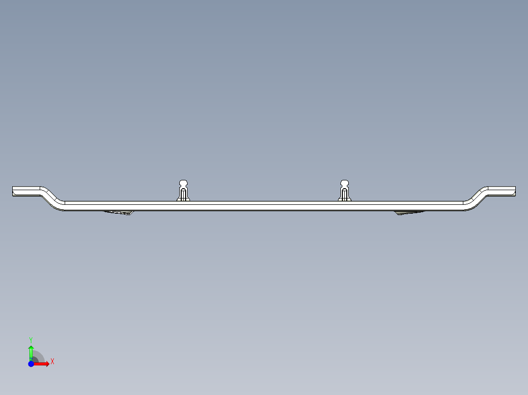 冰箱用压缩机底座前视图
