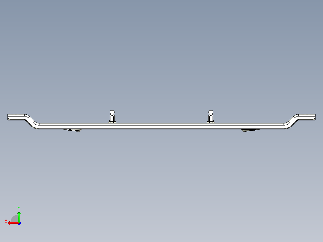冰箱用压缩机底座后视图