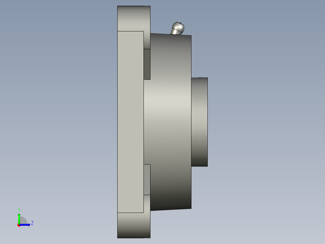 GBT7810-1995带方形座轴承UCFUUCFU207左视图