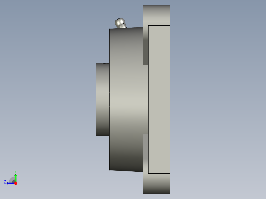GBT7810-1995带方形座轴承UCFUUCFU207右视图