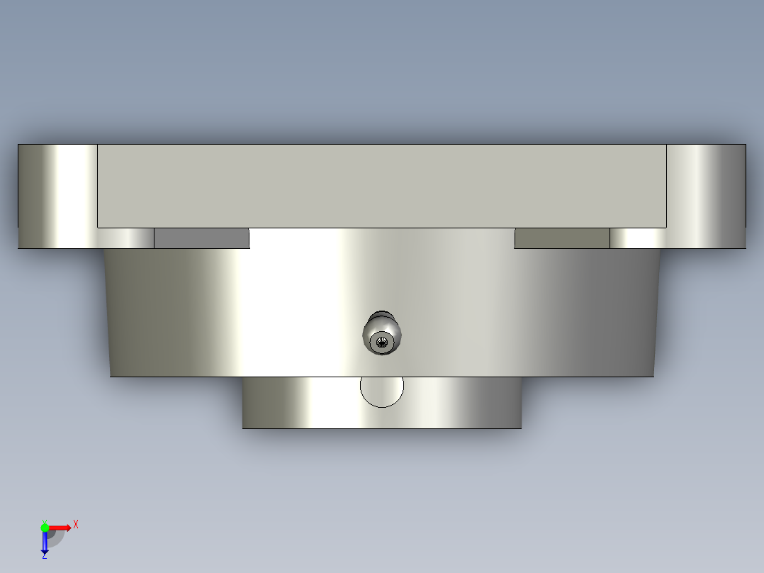 GBT7810-1995带方形座轴承UCFUUCFU207俯视图