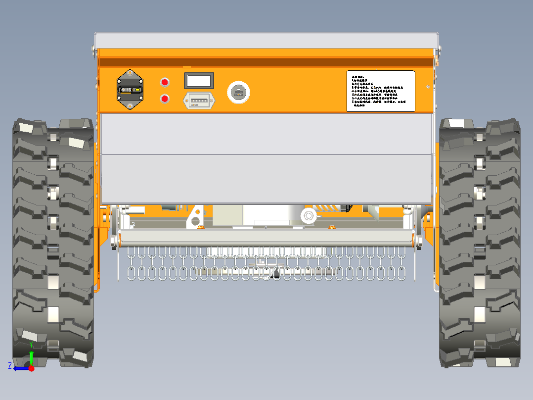混动割草机 1281887右视图