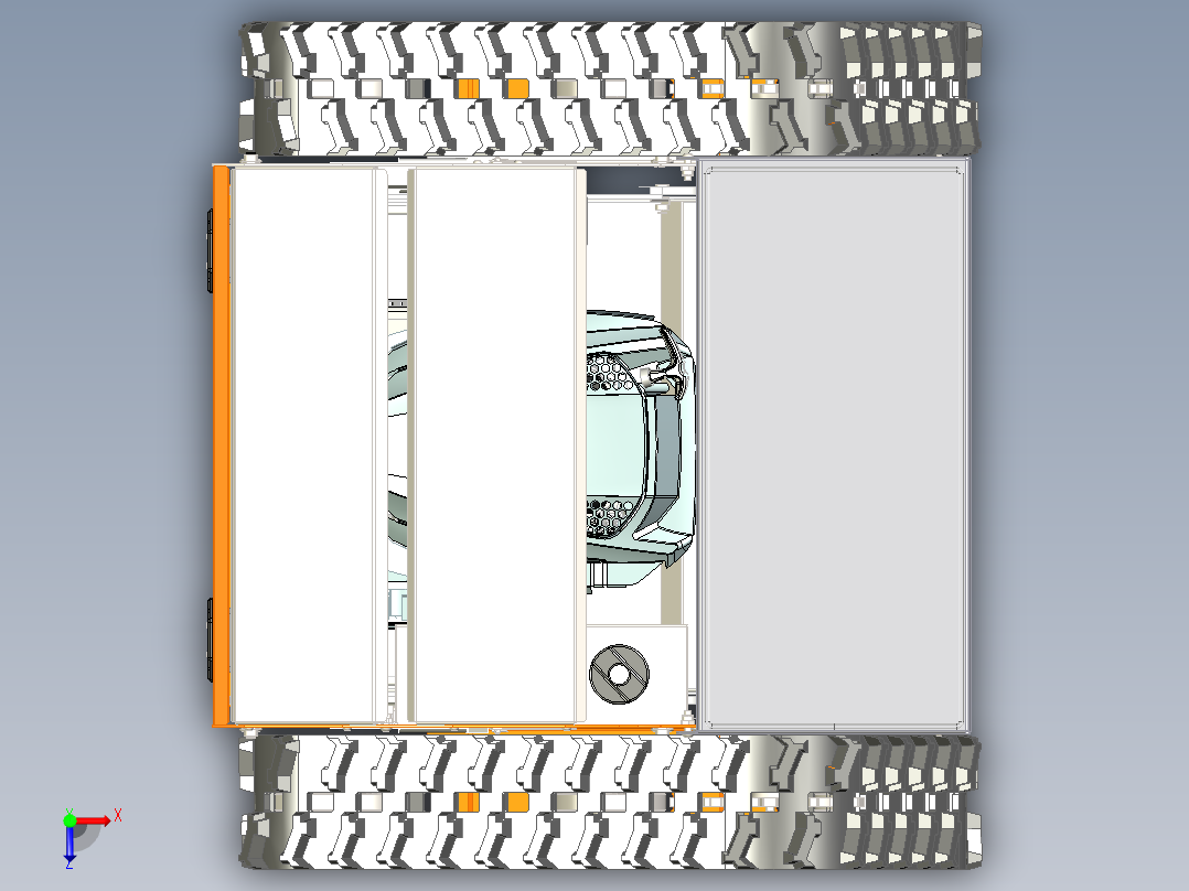 混动割草机 1281887俯视图