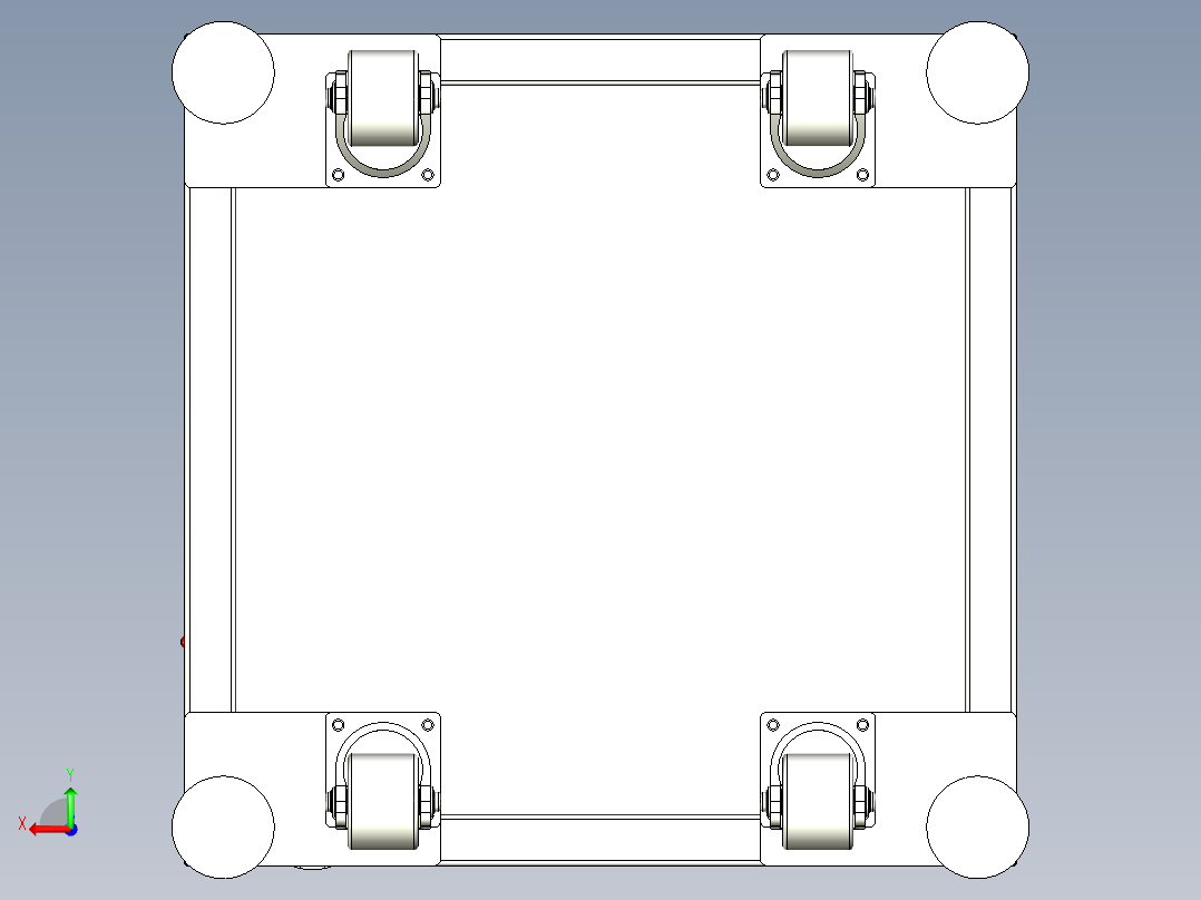 冲切机-冲切治具后视图