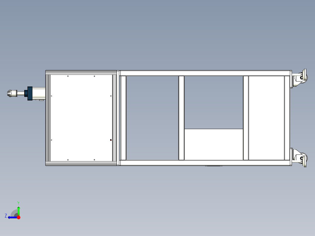 冲切机-冲切治具右视图