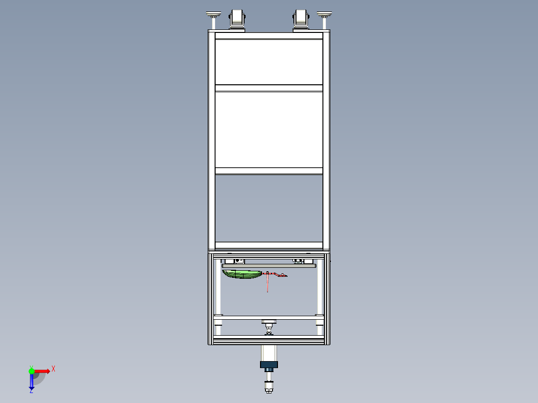 冲切机-冲切治具俯视图