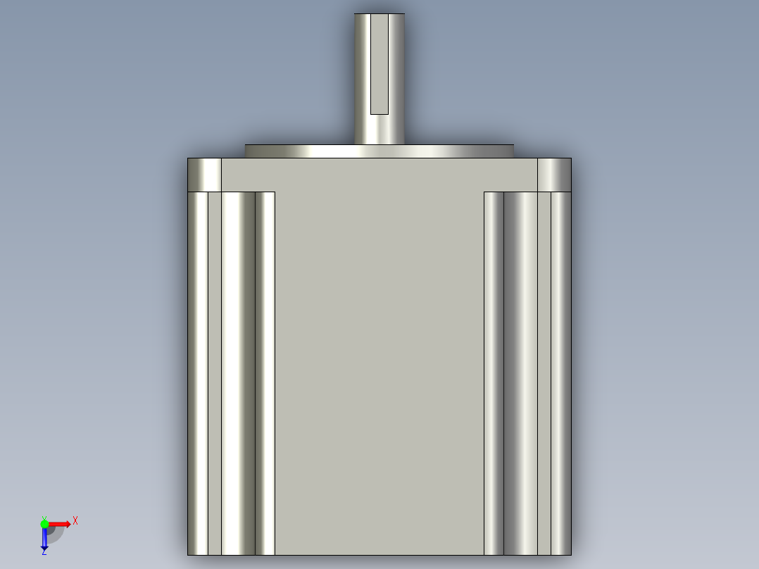 改301E01036步进电机24HC2306-04俯视图