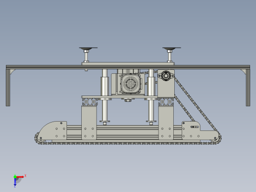链条式顶升输送机俯视缩略图