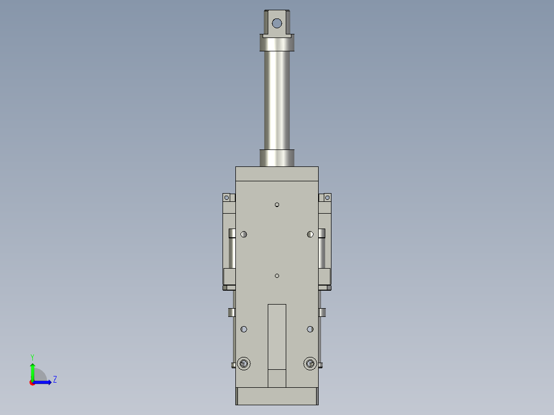 4弹簧进料检测机构左视图