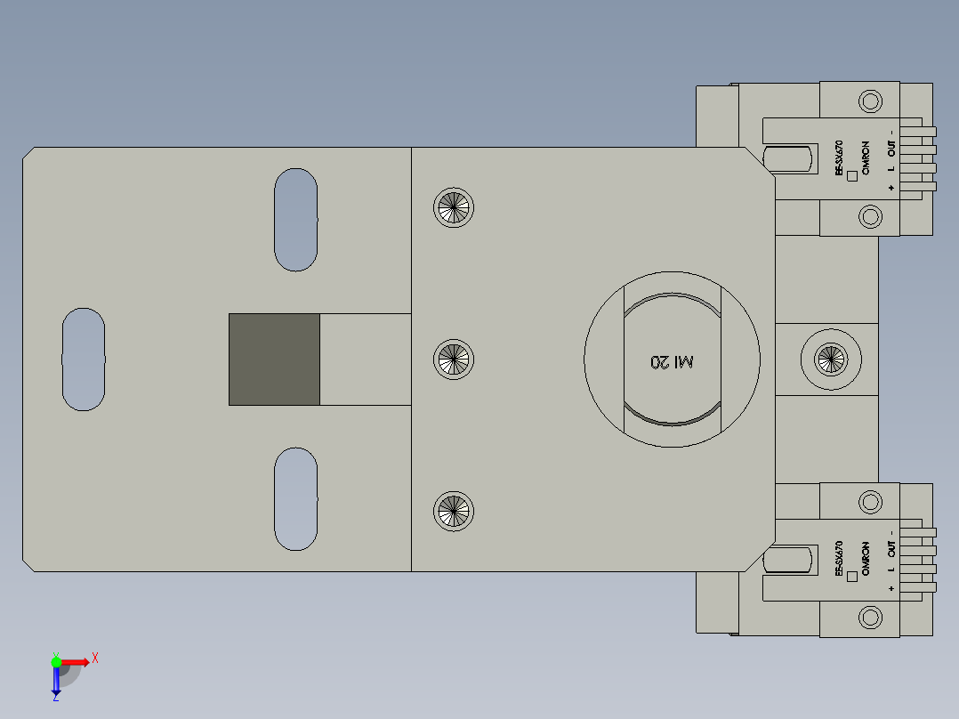 4弹簧进料检测机构俯视图