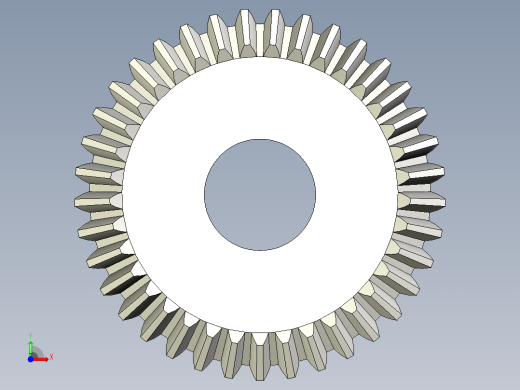 A0004059-37 齿锥齿轮前视缩略图