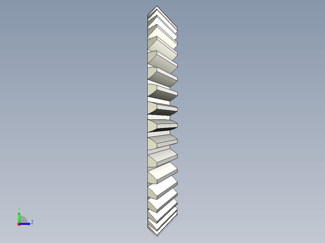 A0004059-37 齿锥齿轮左视图