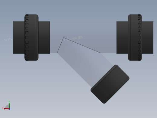 Y filter DN50 PN10 U-PVC后视缩略图