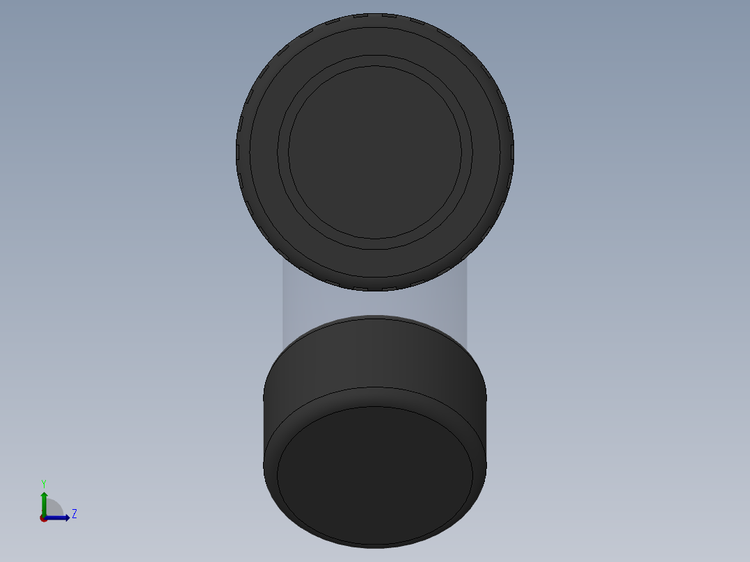 Y filter DN50 PN10 U-PVC左视图