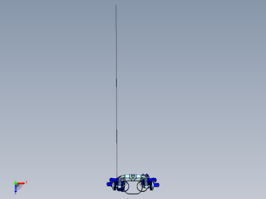外骨骼机构三维建模图纸俯视缩略图