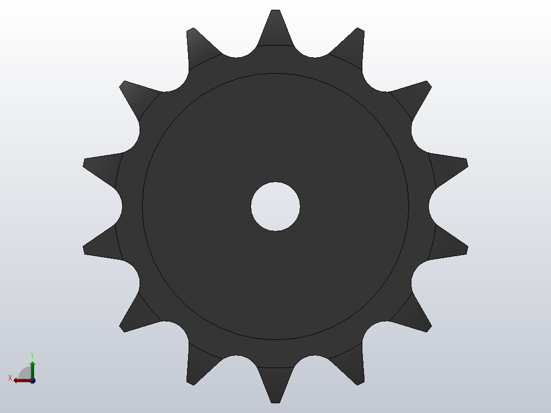直孔链轮083／084型_14-083／084-1前视图