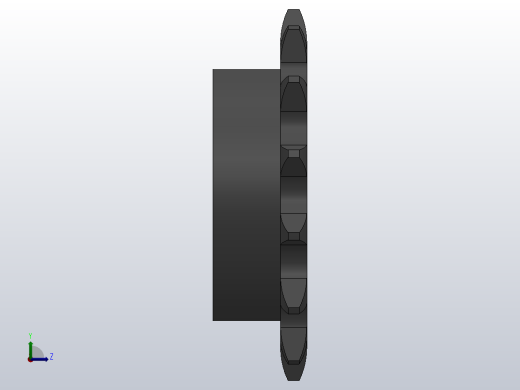 直孔链轮083／084型_14-083／084-1右视缩略图