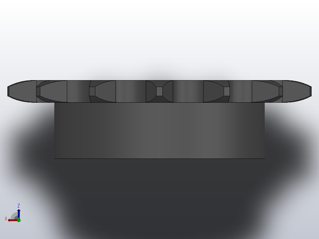 直孔链轮083／084型_14-083／084-1俯视图