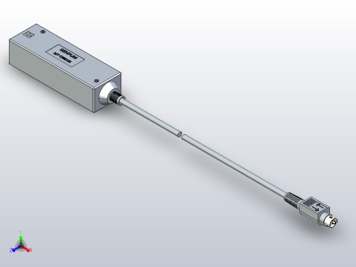 深浦接触式位移传感器 MT-OWD05 信号转换器3d