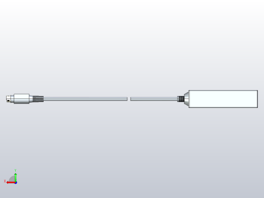 深浦接触式位移传感器 MT-OWD05 信号转换器3d后视缩略图