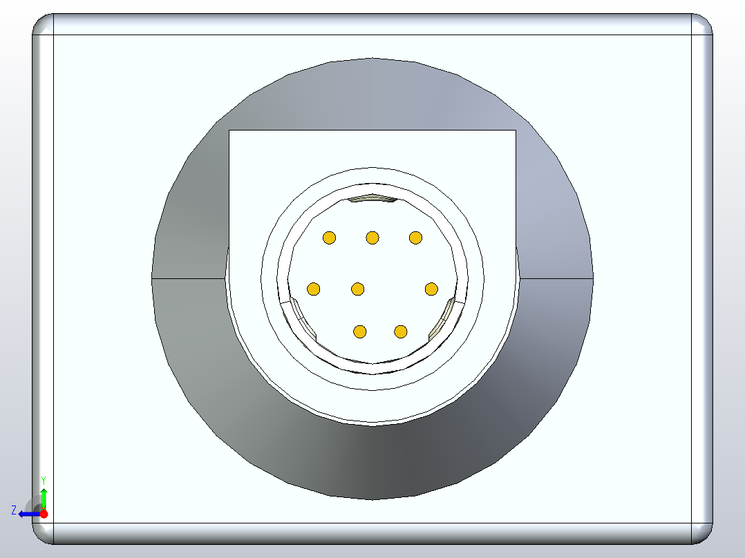 深浦接触式位移传感器 MT-OWD05 信号转换器3d右视图