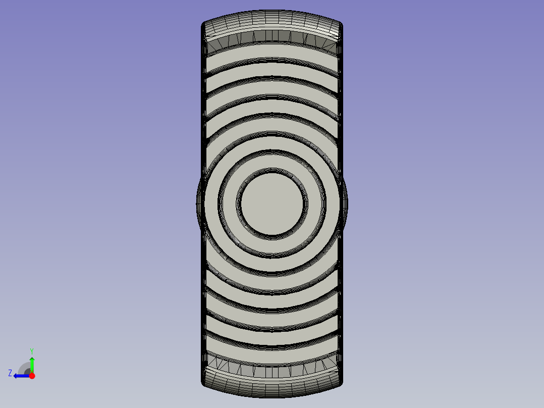 电箱三角钥匙右视图