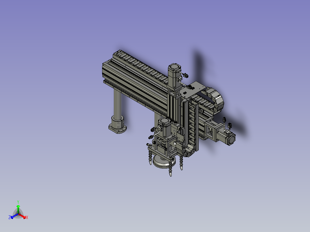 CYBM-07-A100A-打磨头移栽正等轴测图