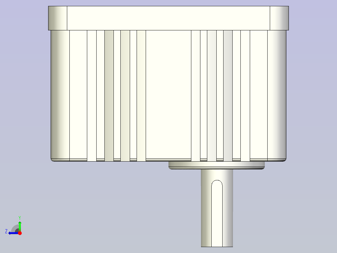 东历电机减速器 5GN-20~180K右视图